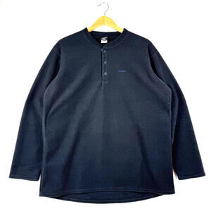 VTG Patagonia Capilene Mens Large Fleece Sweater Henley Button Made USA 90s Gorp